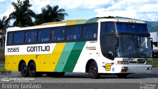 Empresa Gontijo de Transportes 15565 na cidade de Perdões, Minas Gerais, Brasil, por Andrey Gustavo. ID da foto: 5537367.