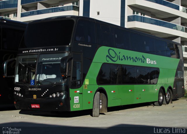 Diamond Bus Locação e Transportes 4300 na cidade de Arraial do Cabo, Rio de Janeiro, Brasil, por Lucas Lima. ID da foto: 5536336.