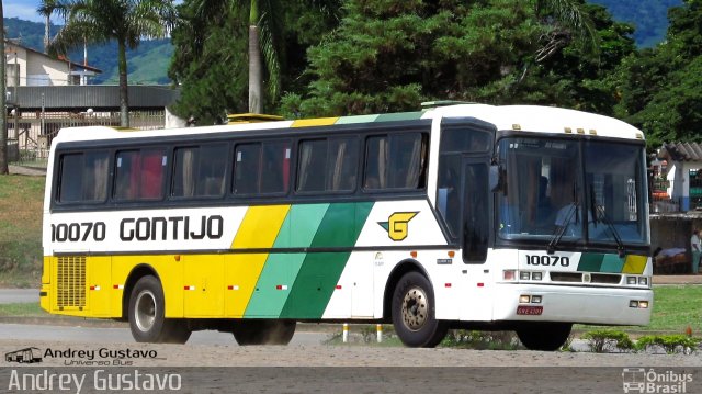 Empresa Gontijo de Transportes 10070 na cidade de Perdões, Minas Gerais, Brasil, por Andrey Gustavo. ID da foto: 5537283.