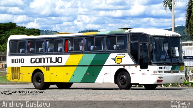 Empresa Gontijo de Transportes 11010 na cidade de Perdões, Minas Gerais, Brasil, por Andrey Gustavo. ID da foto: 5537425.