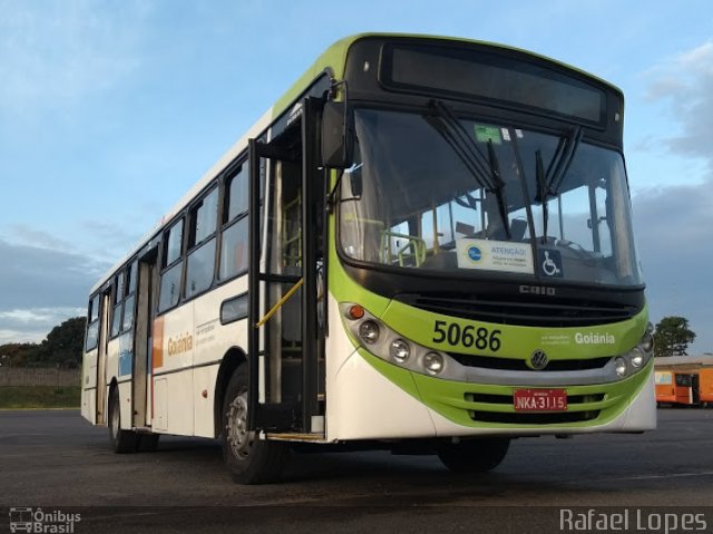 Rápido Araguaia 50686 na cidade de Goiânia, Goiás, Brasil, por Rafael Lopes. ID da foto: 5535897.