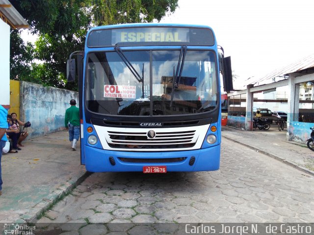 Viação Rodonorte 9676 na cidade de Abaetetuba, Pará, Brasil, por Carlos Jorge N.  de Castro. ID da foto: 5535431.