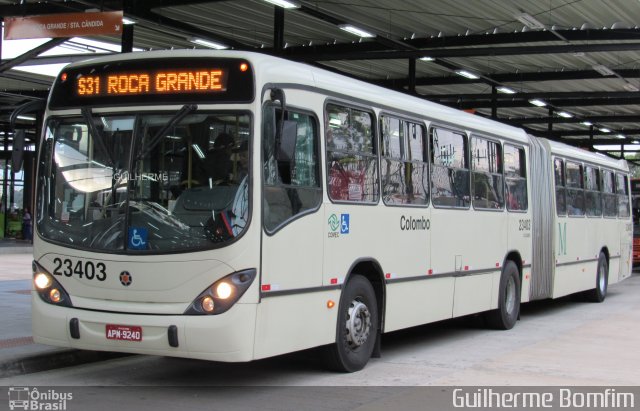 Viação Colombo 23403 na cidade de Curitiba, Paraná, Brasil, por Guilherme Bomfim. Número da foto: #5536852.