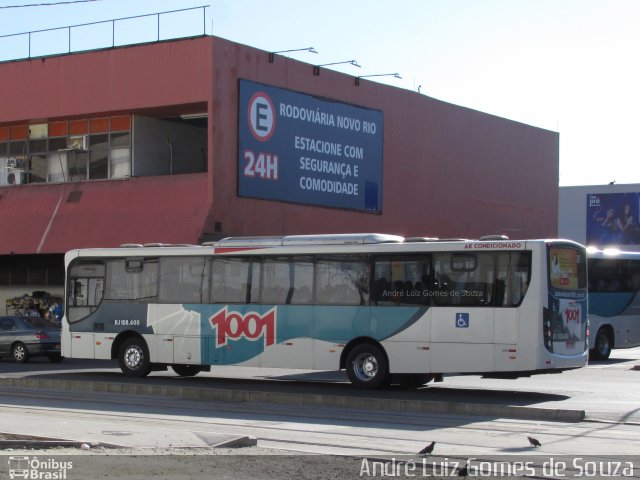 Auto Viação 1001 RJ 108.600 na cidade de Rio de Janeiro, Rio de Janeiro, Brasil, por André Luiz Gomes de Souza. ID da foto: 5471660.