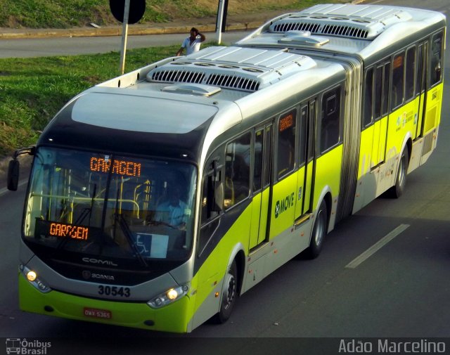 Bettania Ônibus 30543 na cidade de Belo Horizonte, Minas Gerais, Brasil, por Adão Raimundo Marcelino. ID da foto: 5472011.