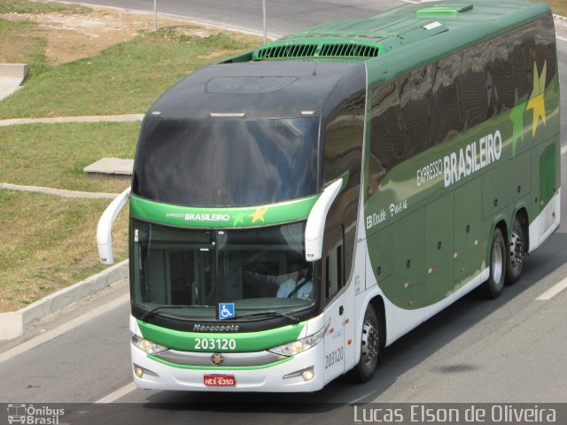 Expresso Brasileiro 203120 na cidade de Aparecida, São Paulo, Brasil, por Lucas Elson de Oliveira. ID da foto: 5471164.