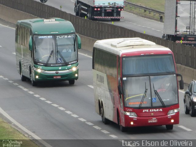 Pluma Conforto e Turismo 7206 na cidade de Aparecida, São Paulo, Brasil, por Lucas Elson de Oliveira. Número da foto: #5471192.