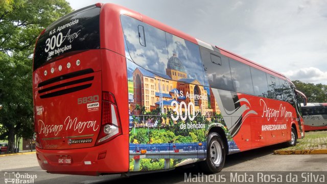 Empresa de Ônibus Pássaro Marron 5830 na cidade de São Paulo, São Paulo, Brasil, por Matheus Mota Rosa da Silva. Número da foto: #5472054.