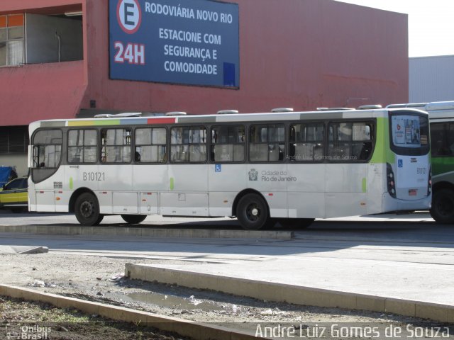 Transportes Paranapuan B10121 na cidade de Rio de Janeiro, Rio de Janeiro, Brasil, por André Luiz Gomes de Souza. ID da foto: 5471726.