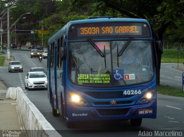 Coletur Coletivos Urbanos 40266 na cidade de Belo Horizonte, Minas Gerais, Brasil, por Adão Raimundo Marcelino. Número da foto: #5471840.