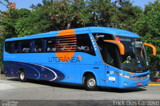 Litorânea Transportes Coletivos 5875 na cidade de São Paulo, São Paulo, Brasil, por Erick Dias. ID da foto: 5471346.