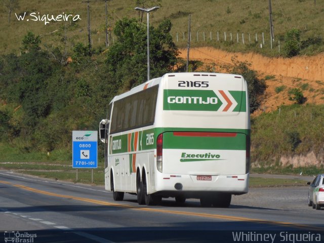 Empresa Gontijo de Transportes 21165 na cidade de Viana, Espírito Santo, Brasil, por Whitiney Siqueira. Número da foto: #5472737.