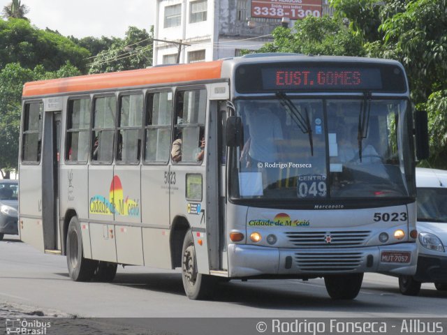 Viação Cidade de Maceió 5023 na cidade de Maceió, Alagoas, Brasil, por Rodrigo Fonseca. ID da foto: 5473635.