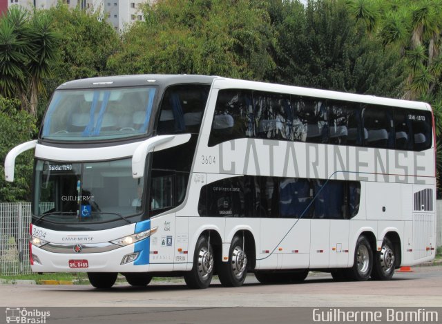 Auto Viação Catarinense 3604 na cidade de Curitiba, Paraná, Brasil, por Guilherme Bomfim. Número da foto: #5472595.