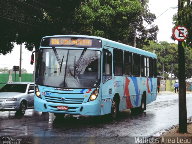 Rota Sol > Vega Transporte Urbano 35307 na cidade de Fortaleza, Ceará, Brasil, por Matheus Area Leao e Sousa. Número da foto: #5474487.