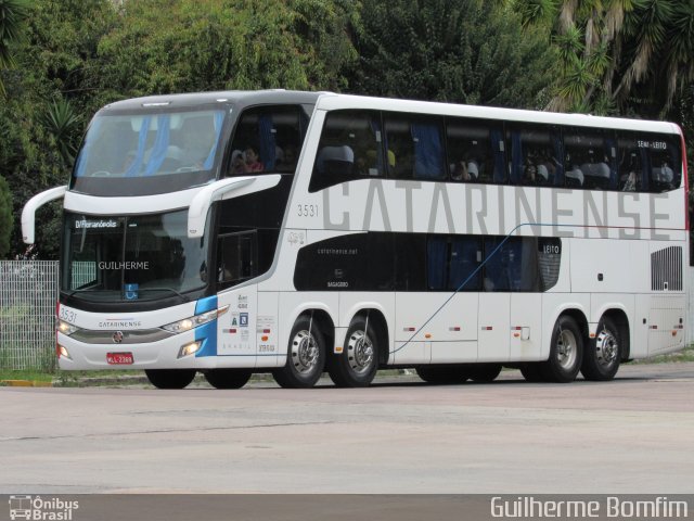 Auto Viação Catarinense 3531 na cidade de Curitiba, Paraná, Brasil, por Guilherme Bomfim. Número da foto: #5472585.