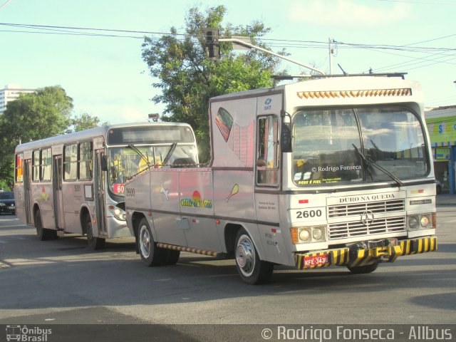 Viação Cidade de Maceió 2600 na cidade de Maceió, Alagoas, Brasil, por Rodrigo Fonseca. ID da foto: 5473576.