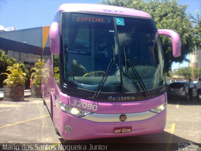 Viação Águia Branca 32090 na cidade de Salvador, Bahia, Brasil, por Mario dos Santos Nogueira Junior. Número da foto: #5474007.