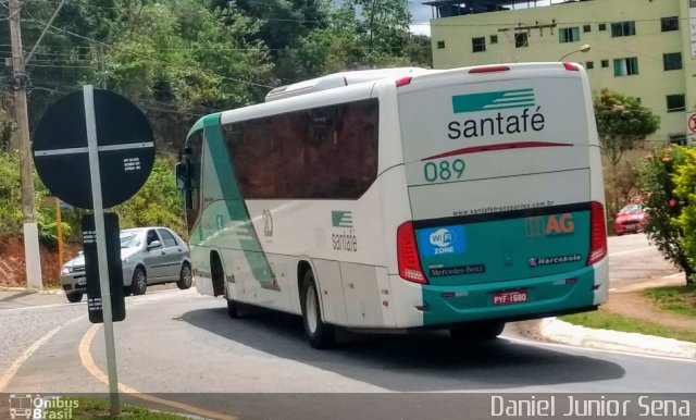 Santa Fé Transportes 089 na cidade de Itabirito, Minas Gerais, Brasil, por Daniel Junior Sena. Número da foto: #5473567.