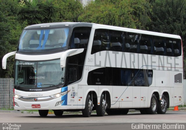 Auto Viação Catarinense 3601 na cidade de Curitiba, Paraná, Brasil, por Guilherme Bomfim. Número da foto: #5474433.