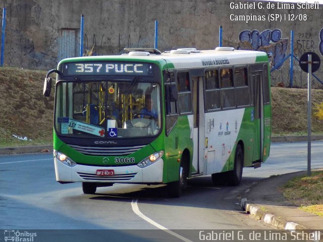 VB Transportes e Turismo 3066 na cidade de Campinas, São Paulo, Brasil, por Gabriel Giacomin de Lima. Número da foto: #5474791.