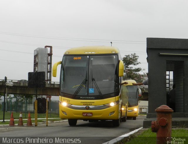 Viação Itapemirim 60783 na cidade de Vitória, Espírito Santo, Brasil, por Marcos Pinnheiro Meneses. ID da foto: 5476215.