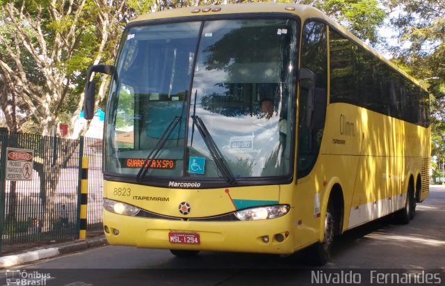 Viação Itapemirim 8823 na cidade de São Paulo, São Paulo, Brasil, por Nivaldo  Fernandes. ID da foto: 5476766.