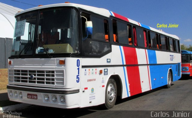 Toptur Transporte e Turismo 015 na cidade de Goiânia, Goiás, Brasil, por Carlos Júnior. ID da foto: 5477041.