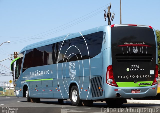Viação Garcia 7776 na cidade de Londrina, Paraná, Brasil, por Felipe Pessoa de Albuquerque. Número da foto: #5475787.