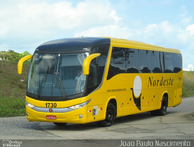 Viação Nordeste 1730 na cidade de Natal, Rio Grande do Norte, Brasil, por Joao Paulo Nascimento Silva. Número da foto: #5477215.