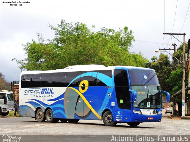 Arara Azul Turismo 2009 na cidade de Ibatiba, Espírito Santo, Brasil, por Antonio Carlos Fernandes. Número da foto: #5475912.