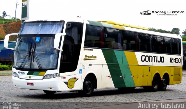 Empresa Gontijo de Transportes 12430 na cidade de Perdões, Minas Gerais, Brasil, por Andrey Gustavo. ID da foto: 5477260.