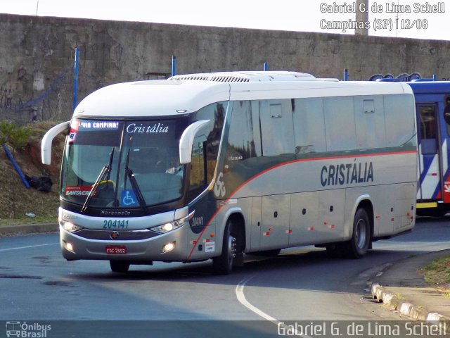 Expresso Cristália 204141 na cidade de Campinas, São Paulo, Brasil, por Gabriel Giacomin de Lima. Número da foto: #5476812.