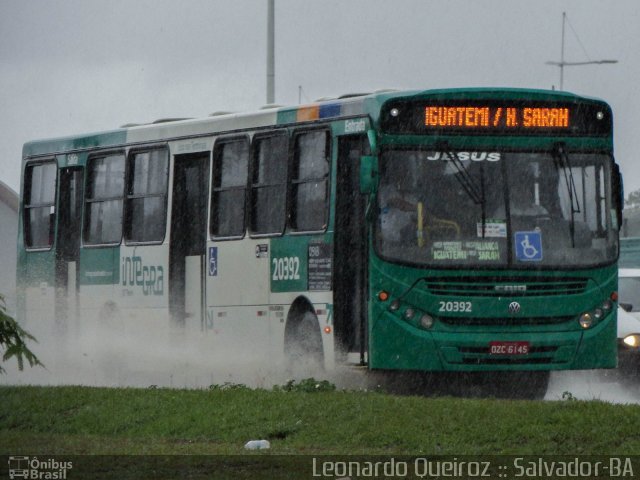 OT Trans - Ótima Salvador Transportes 20392 na cidade de Salvador, Bahia, Brasil, por Leonardo Queiroz. ID da foto: 5476719.