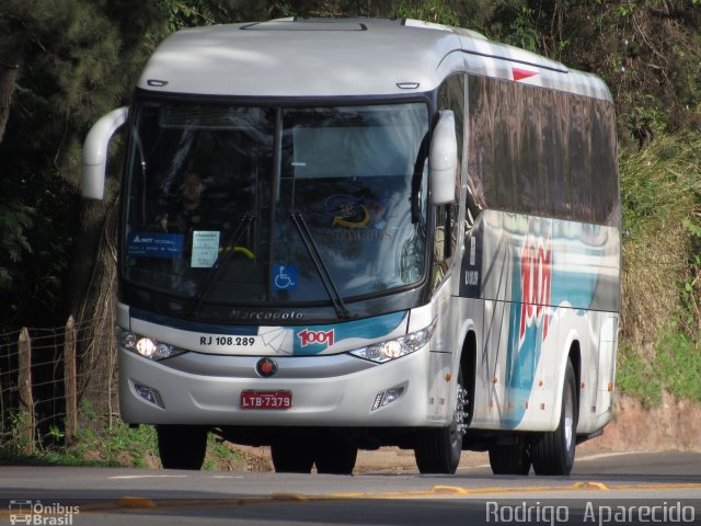 Auto Viação 1001 RJ 108.289 na cidade de Conselheiro Lafaiete, Minas Gerais, Brasil, por Rodrigo  Aparecido. Número da foto: #5476742.