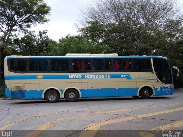 Viação Novo Horizonte 906411 na cidade de São Paulo, São Paulo, Brasil, por Felipe Vitor Paixão Vieira. Número da foto: #5475997.