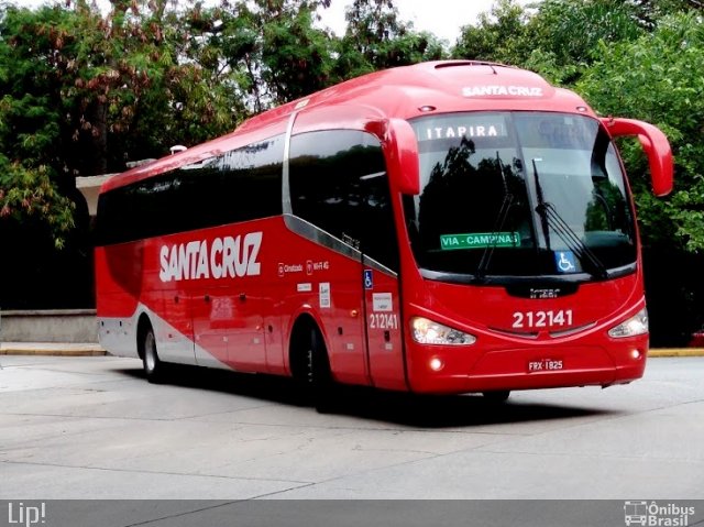 Viação Santa Cruz 212141 na cidade de São Paulo, São Paulo, Brasil, por Felipe Vitor Paixão Vieira. ID da foto: 5476005.