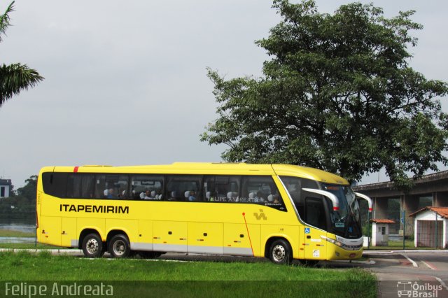 Viação Itapemirim 60505 na cidade de Vitória, Espírito Santo, Brasil, por Felipe da Silva Andreata. Número da foto: #5479926.