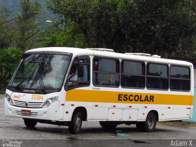 Rápido Expresso Fênix Viação 25194 na cidade de Cubatão, São Paulo, Brasil, por Adam Xavier Rodrigues Lima. Número da foto: #5478608.