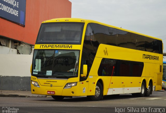 Viação Itapemirim 17609 na cidade de Rio de Janeiro, Rio de Janeiro, Brasil, por Igor Silva de França. ID da foto: 5479301.