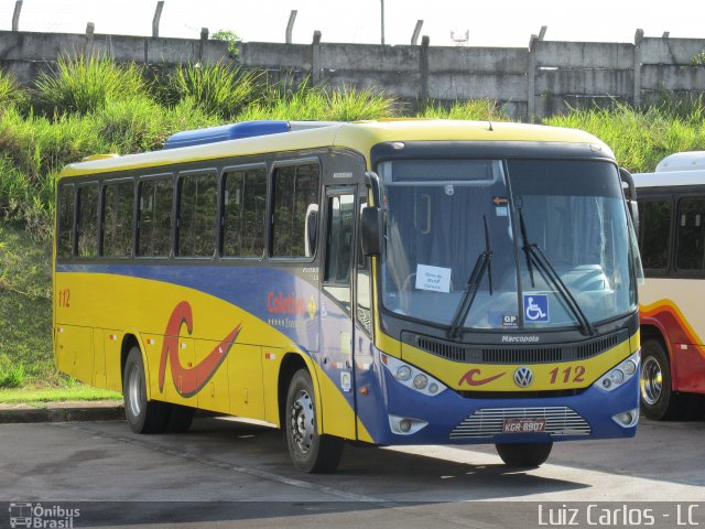 Coletivo Transportes 112 na cidade de São Lourenço da Mata, Pernambuco, Brasil, por Luiz Carlos de Santana. ID da foto: 5479147.