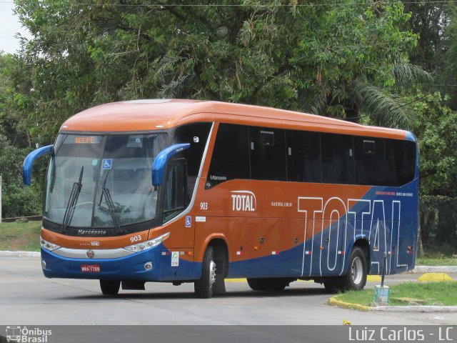 Viação Total 903 na cidade de Recife, Pernambuco, Brasil, por Luiz Carlos de Santana. Número da foto: #5479106.