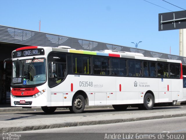 Transportes Campo Grande D53548 na cidade de Rio de Janeiro, Rio de Janeiro, Brasil, por André Luiz Gomes de Souza. ID da foto: 5478583.