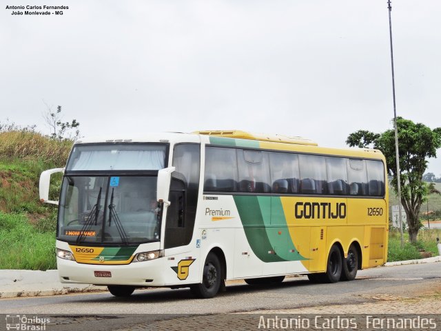 Empresa Gontijo de Transportes 12650 na cidade de João Monlevade, Minas Gerais, Brasil, por Antonio Carlos Fernandes. Número da foto: #5477982.