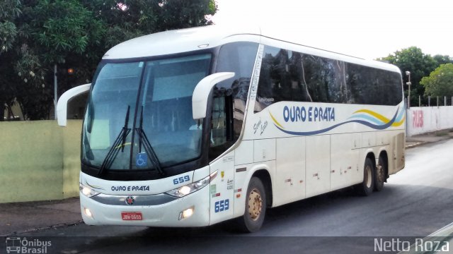 Viação Ouro e Prata 659 na cidade de Cuiabá, Mato Grosso, Brasil, por Nestor dos Santos Roza. Número da foto: #5480082.