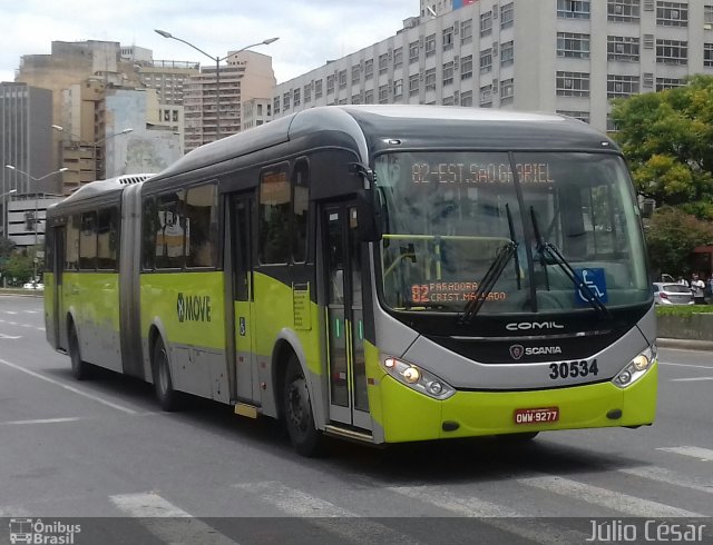 Bettania Ônibus 30534 na cidade de Belo Horizonte, Minas Gerais, Brasil, por Júlio César. Número da foto: #5480734.