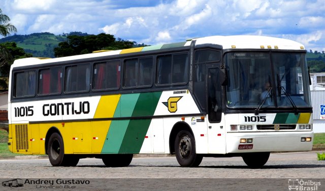 Empresa Gontijo de Transportes 11015 na cidade de Perdões, Minas Gerais, Brasil, por Andrey Gustavo. ID da foto: 5482088.