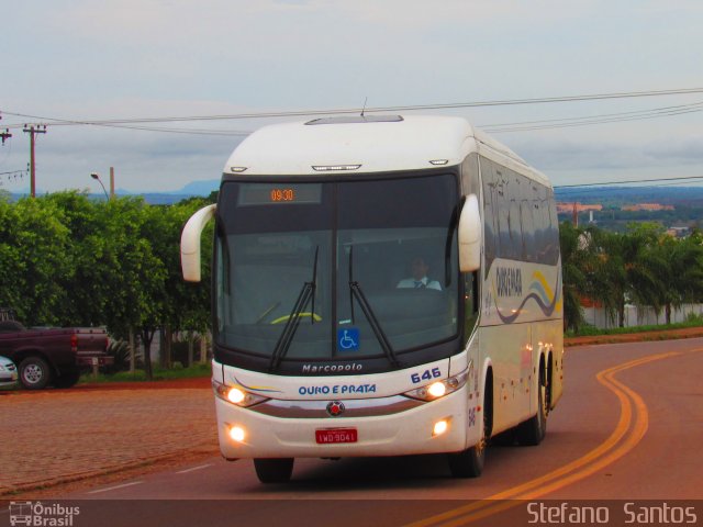 Viação Ouro e Prata 646 na cidade de Rondonópolis, Mato Grosso, Brasil, por Stefano  Rodrigues dos Santos. ID da foto: 5480515.