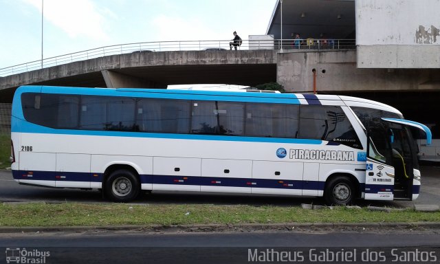 Viação Piracicabana 2106 na cidade de Campinas, São Paulo, Brasil, por Matheus Gabriel dos Santos. ID da foto: 5481814.