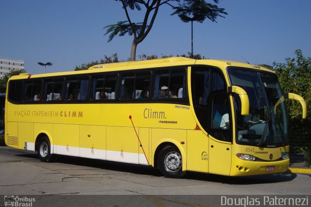 Viação Itapemirim 8543 na cidade de São Paulo, São Paulo, Brasil, por Douglas Paternezi. Número da foto: #5480715.